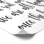 Welkom Kies een Zitplaats en geen Teken van Side 8 Poster (Hoek)