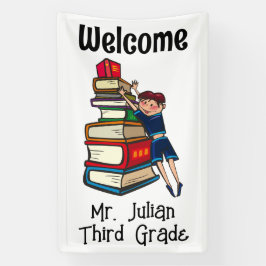 Welkom Kind en Boeken Spandoek