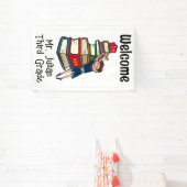 Welkom Kind en Boeken Spandoek (Insitu)