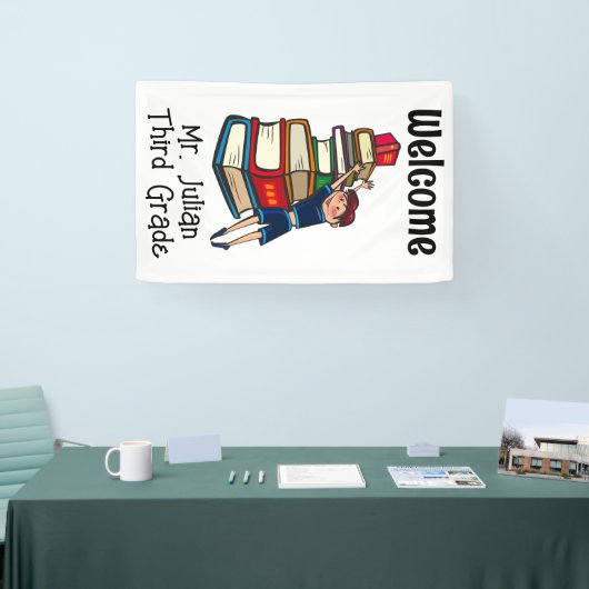 Welkom Kind en Boeken Spandoek (Beurs)