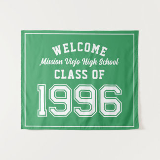 Welkom Klas van 1996, Groene Reünie Feestdecoratie Wandkleed
