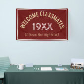 Welkom klasgenoten reunion banner (Beurs)
