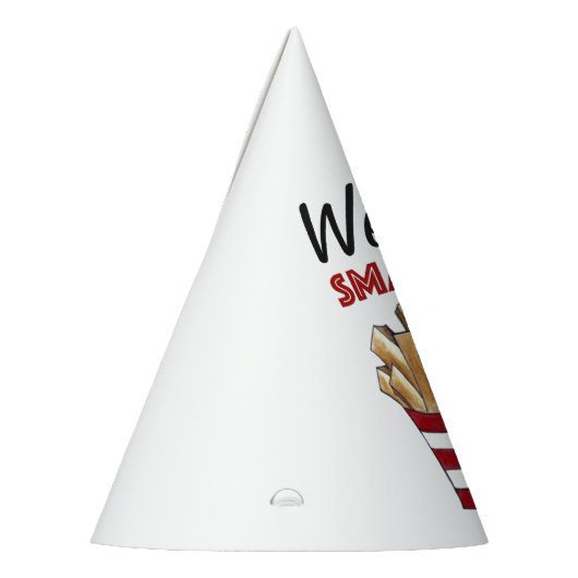 Welkom, klein, Frans frons, fodie Baby shower Feesthoedjes (Links)