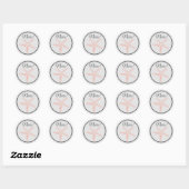 Welkom Kleine Baby Ronde Sticker (Vel)