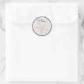 Welkom Kleine Baby Ronde Sticker (Tas)