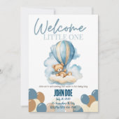 Welkom kleine baby shower uitnodiging (Voorkant)