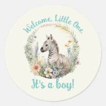 Welkom, kleine één geboortekaartje / Baby shower