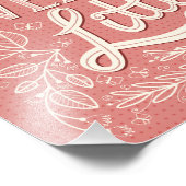 Welkom kleine foto afdruk (Hoek)