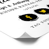 Welkom kleine honingbijenpartij poster (Hoek)