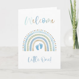 Welkom kleine | Jongen Baby Kaart