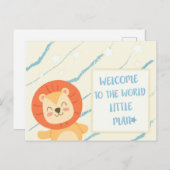 Welkom kleine man kaart (Voorkant / Achterkant)