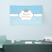 Welkom, kleine Prins banner - Baby shower (Beurs)