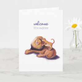 Welkom Kleine Verkenner Leeuw Kaart