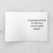 WELKOM KLEINTJE FELICITEERT NIEUWE OUDERS KAART (Binnen)