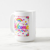 Welkom koffiemok (Voorkant links)