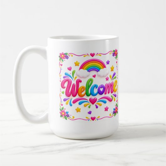 Welkom koffiemok (Links)