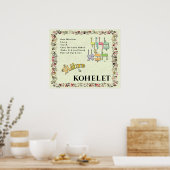 Welkom Kohelet ~ Zie Aangepaste versie Poster (Keuken)