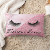 Welkom koningin, Stylist, Salon, Sierkussen Kussen (Deken)