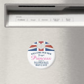 Welkom Koninklijke Prinses - William & Kate Baby Magneet (Insitu (Vaatwasser))