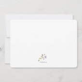 Welkom Krans Foto Geboorteaankondiging Aankondiging (Achterkant)