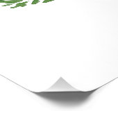 Welkom krans Vastgestelde douane Foto Afdruk (Hoek)