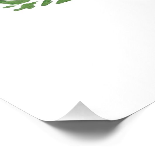 Welkom krans Vastgestelde douane Foto Afdruk (Hoek)