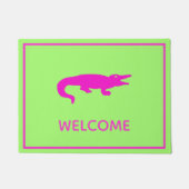 Welkom Krokodile Deurmat (Voorkant)