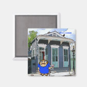 Welkom Lady op Desire St Magneet (Voorkant / Achterkant)