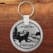 Welkom Lake River Rental Property Cabin Vacking Sleutelhanger (Voorkant)