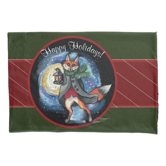 Welkom Lantern Fox Kussensloop (Voorkant)