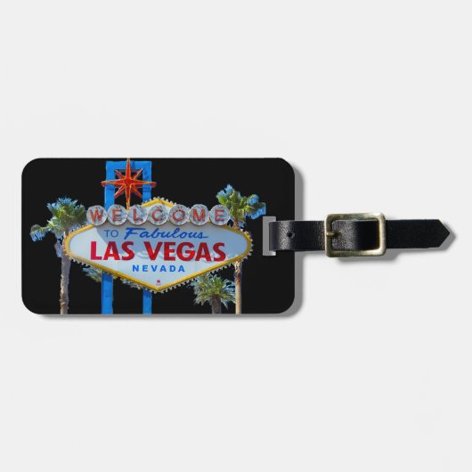 Welkom Las Vegas Bagagelabel (Voorkant horizontaal)