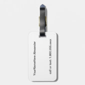 Welkom Las Vegas Bagagelabel (Achterkant verticaal)