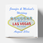 Welkom Las Vegas Bedankdoosjes (Bovenkant)