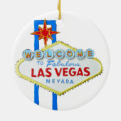 Welkom Las Vegas Keramisch Ornament (Achterkant)