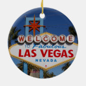 Welkom Las Vegas Keramisch Ornament (Achterkant)