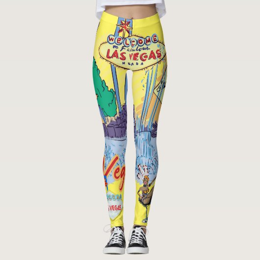 Welkom Las Vegas Leggings (Voorkant)