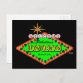 Welkom, Las Vegas, Nevada Briefkaart (Voorkant / Achterkant)