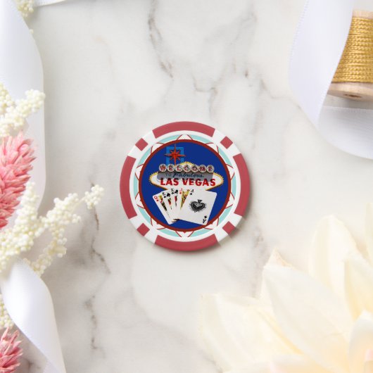 Welkom Las Vegas Poker Chips (Huwelijk)