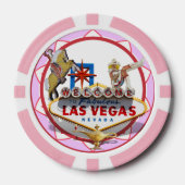 Welkom Las Vegas Poker Chips (Voorkant)