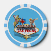 Welkom Las Vegas Poker Chips (Voorkant)