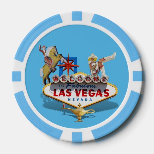 Welkom Las Vegas Poker Chips (Voorkant)