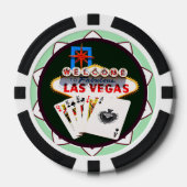 Welkom Las Vegas Poker Chips (Voorkant)