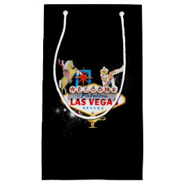 Welkom Las Vegas Sign On Starry Background Klein Cadeauzakje