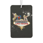 Welkom Las Vegas Sign On Starry Background Luchtverfrisser (Achterkant)