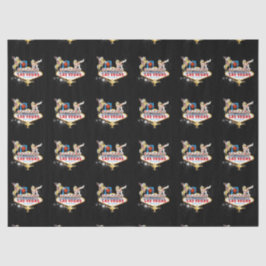 Welkom Las Vegas Sign On Starry Background Tissuepapier