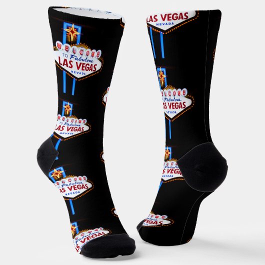 Welkom Las Vegas Sokken (Gebogen)