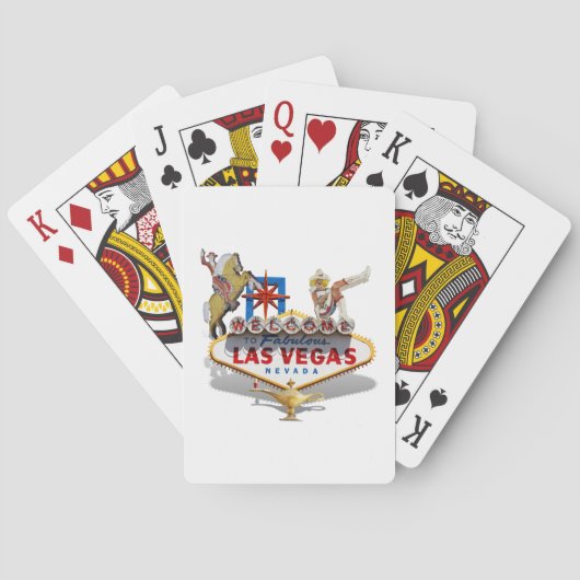 Welkom Las Vegas Speelkaarten (Achterkant)