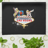 Welkom Las Vegas Theedoek (Gevouwen)