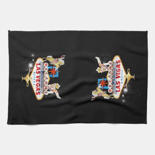 Welkom Las Vegas Theedoek (Horizontaal)