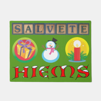 Welkom Latijns-Wintermat Deurmat